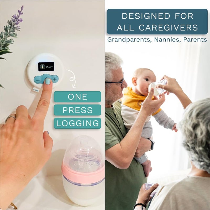 Cubtale Smart Pump Tracker - Pump Cub: On-The-Spot One-Press Baby Care Logger, Reminders, Notifications, Routines, Multiple Caregivers, Pediatrician & Expert Support - Image 3